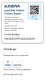 Sample autoDNA Vehicle History Report - thumbnail